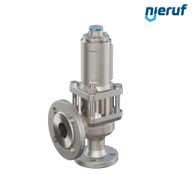 flange-safety valve gastight with bellow DN25/DN40 SF07, cast steel, FKM, without lifting device