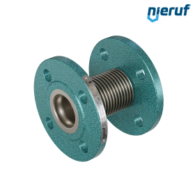 Axial expansion joint DN40 Type KP03 steel-flanges and sleeve made of stainless steel