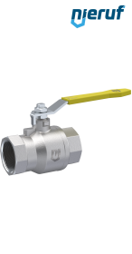 Gas ball valve stainless steel DN15 - 1/2" inch GK07 Biogas DVGW