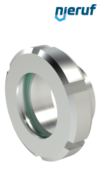 sight flow indicator DN32 - 1 1/4" inch DIN 11851 stainless steel 1.4404 / AISI 316L