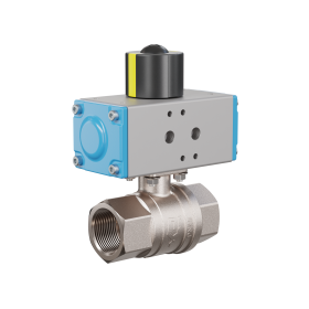 automatic ball valves DN25 - 1" inch pneumatic actuator double acting PK01