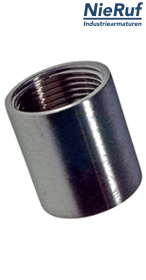 socket 1/2" inch NPT female stainless steel 316L