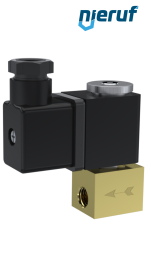 Solenoid valve DN2,0 G 1/8" Inch brass MV09 FKM 24V DC