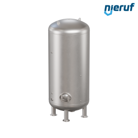 Pressurized water vessel vertical BE04 7000 liter, 0-6 bar, stainless steel