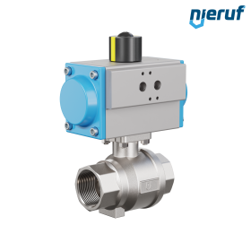 pneumatic-ball valve DN40 - 1 1/2" inch actuator double acting PK02