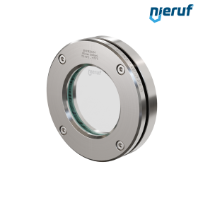 Sight glass fitting DN50 - 2" Inch  BS04 stainless steel 1.4571 borosilicate glass 0,0 bar