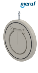 swing check valve DN100 ZR06 plastic PP-H EPDM