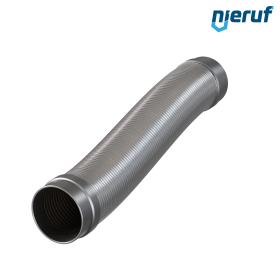 Stainless steel hoses ES01 DN100 - 114.3 mm with double braid and welding ends length 500 mm