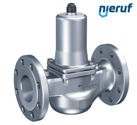 flange overflow valve DN 50 PN40 UV12 stainless steel AISI 316L 5,5 - 10,0 bar flange overflow valve DN 50 PN40 UV12 stainless steel AISI 316L 5,5 - 10,0 bar