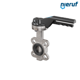Butterfly-valve-stainless-steel DN40 PN16 AK08 EPDM notch lever