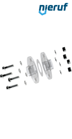 joint set flange/flange DN20 - 3/4" Inch for flange PN10/16/25/40 stainless steel