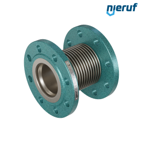 Axial expansion joint DN80 Type KP03 steel-flanges and sleeve made of stainless steel