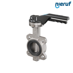 Butterfly-valve-stainless-steel DN 65 PN16 AK08 EPDM notch lever Butterfly-valve-stainless-steel DN 65 PN16 AK08 EPDM notch lever