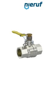 ball valve with spring reload DN20 - 3/4" inch GK13