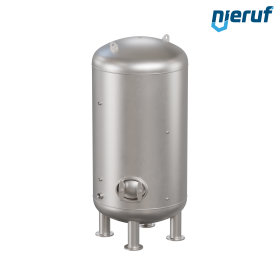 Pressurized water vessel vertical BE04 4000 liter, 0-6 bar, stainless steel