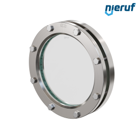 Sight glass fitting DN200 - 8" Inch  BS01 stainless steel 1.4571 borosilicate glass 2,5bar