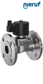 Vacuum solenoid valve with flange DN50 stainless steel FV01 NBR 230V 50Hz