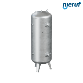 Pressure vessel vertical BE01 1000 liter, 0-11 bar, steel galvanized