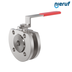 Compact ball valve stainless steel DN15 PN16 FK11