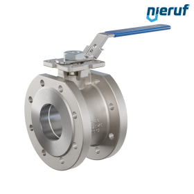Compact ball valve DN80 PN40 FK04 stainless steel 1.4408