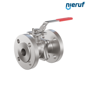 flange ball valve DN25 PN40 FK06 stainless steel 1.4408
