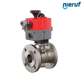 automatic-flange ball valve DN50 - 2" inch EK05 stainless steel 24V