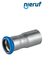 reducing piece Pressfitting M DN20 x DN15 stainless steel reducing piece Pressfitting M DN20 x DN15 stainless steel