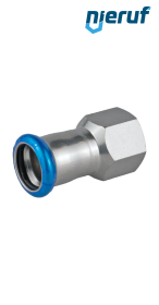 Press Fitting Female Coupling F Pressfitting DN65 - 76,1 mm female thread 2 1/2" inch stainless steel