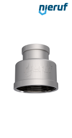 reducing socket 1/2" x 1/4" inch female thread stainless steel 316