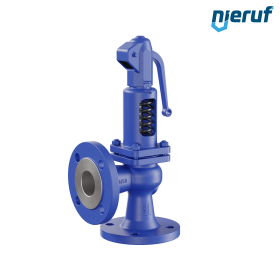 flange-safety valve DN50/DN50 SF0102, cast iron EN-JL1040 EPDM, with lever